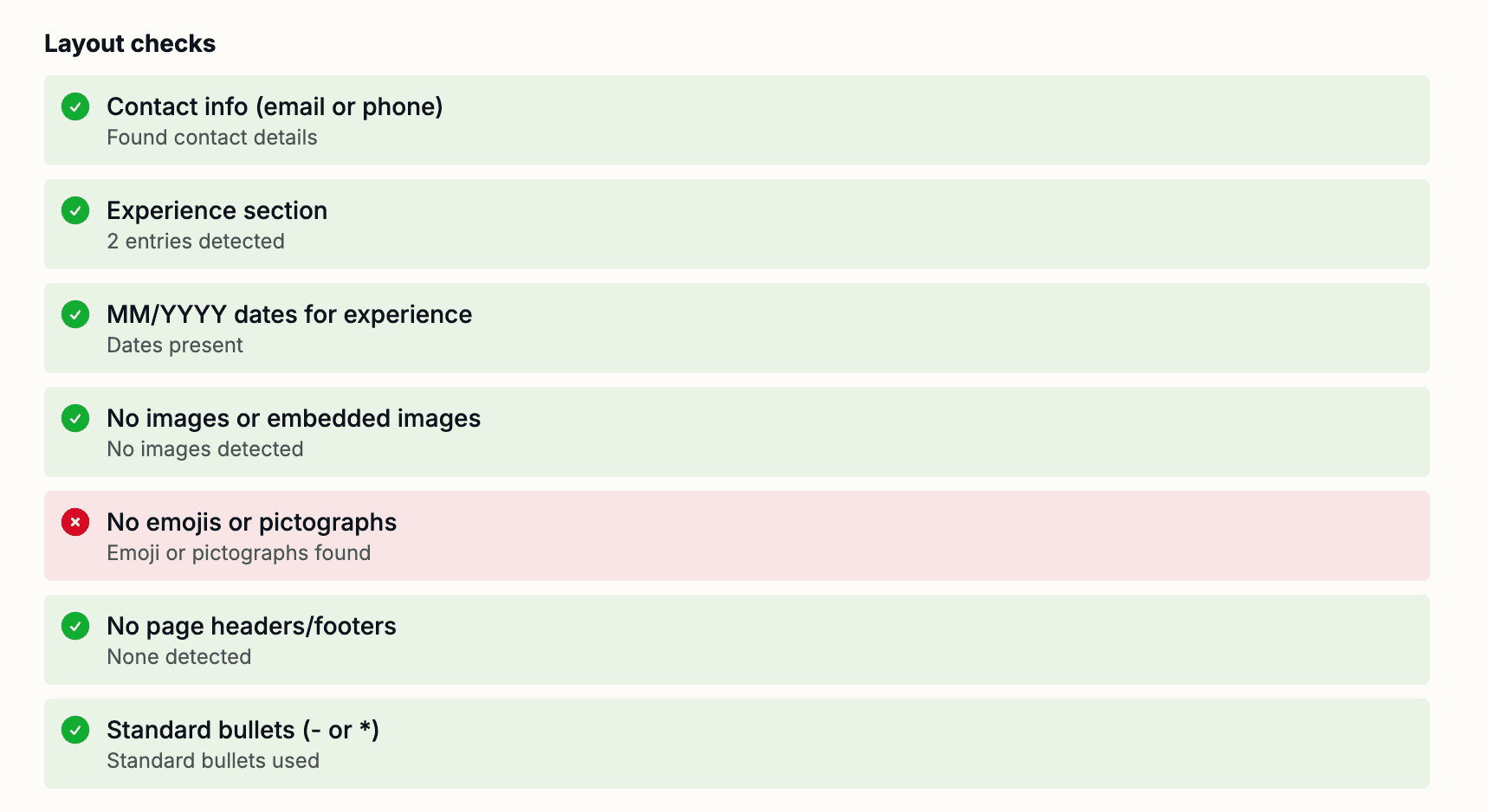 Resume Formatter preview showing ATS and Modern layouts